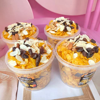คอนเฟลกJaJah88 มีโปรหลายโปร 2 กระปุก 4 กระุปก | 1ถุง 200 g คอนเฟลกคาราเมล เนยแท้ 4 ธัญพืช