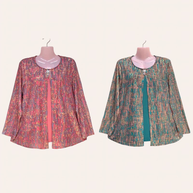 เสื้อคอกลม เเขนยาว ลายสวย ผ้าเกาหลี เนื้อผ้าเกรดเอ ผ้านืด ไม่ต้องรีด เสื้อผู้ใหญ่ ราคา ถูกที่สุด ดีลบีเคเค รูปภาพหลัก