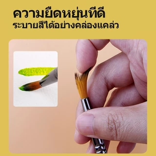 O&D Color Selected คุณภาพสูง ปากกาวาดภาพสีน้ำมัน แปรงโพรพิลีน แปรงสีน้ำ ขนไนลอน ตะขอและลวดแปรง แปรงเล็บ Hook Line Brush