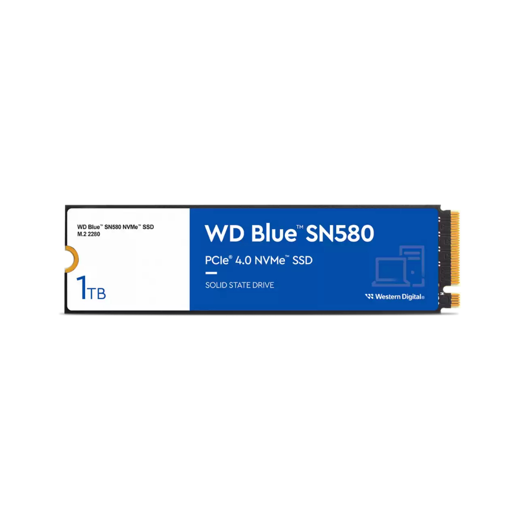 WD BLUE SN580 1TB SSD NVMe M.2 2280 (WDS100T3B0E) (5Y) MS6-000200