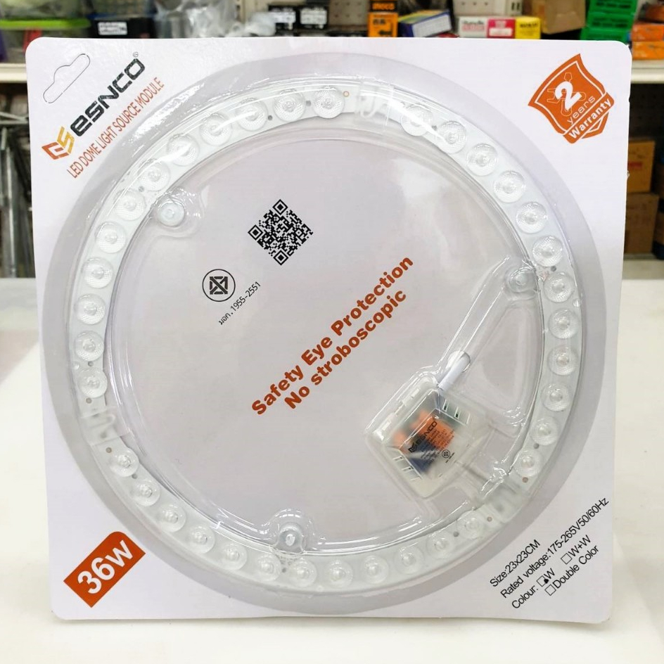 แผงไฟแม่เหล็ก LED CIRCLE MODULE ขนาด 36วัตต์ esnco แสงขาว