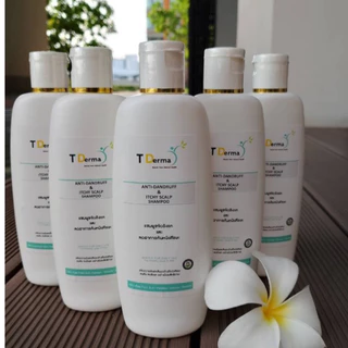 T Derma Anti-Dandruff & Itchy Scalp Shampoo แขมพูขจัดรังแค และ ลดคัน สูตรเข้มข้น(250 ml) รังแค ลอก สะเก็ดเงิน เซบเดิร์ม