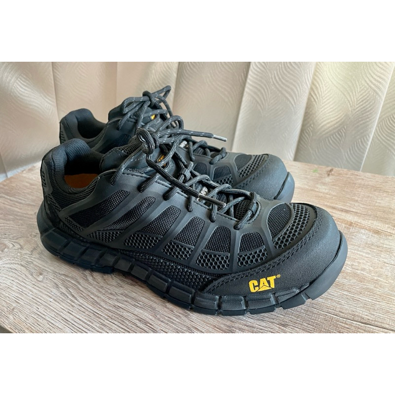 Caterpillar Mens STREAMLINE CT Comp Toe Safety Shoes Black US 7/ UK 6 🔸รองเท้าเซฟตี้มือสอง สภาพ 95%❗️