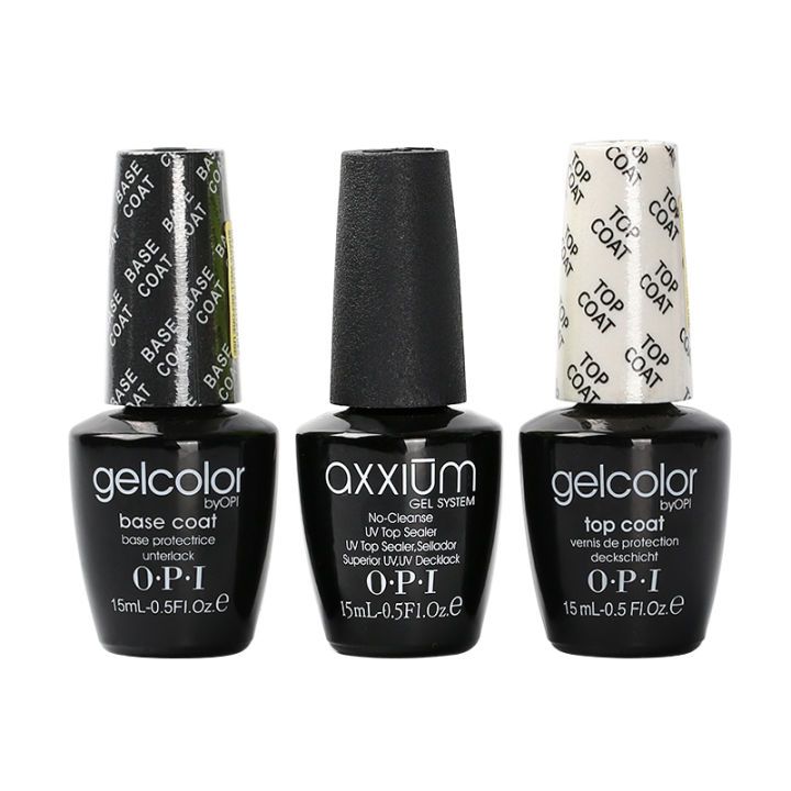 OPI Gel Color - Top Coat / Base Coat / No-Cleanse UV Sealer / Ridge Filler Base coat เบสโค้ด ท็อปโค้ด สีเจลจ้า แท้ 100%