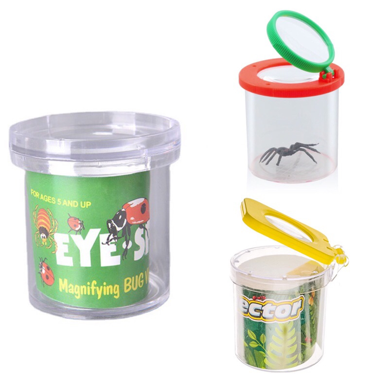 กล่องเก็บแมลง กล่องสำรวจแมลง วงจรชีวิตสัตว์ ขนาดเล็ก มี3แบบ(พร้อมส่ง) sensory play