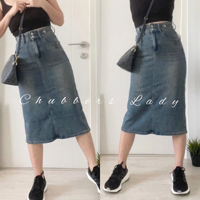ใหม่ล่าสุด🎉กระโปรงยาวผ้าฮ่องกงแท้เกรดพรีเมี่ยมยืดเยอะ มีไซส์ S-4XL เอว 24-38”