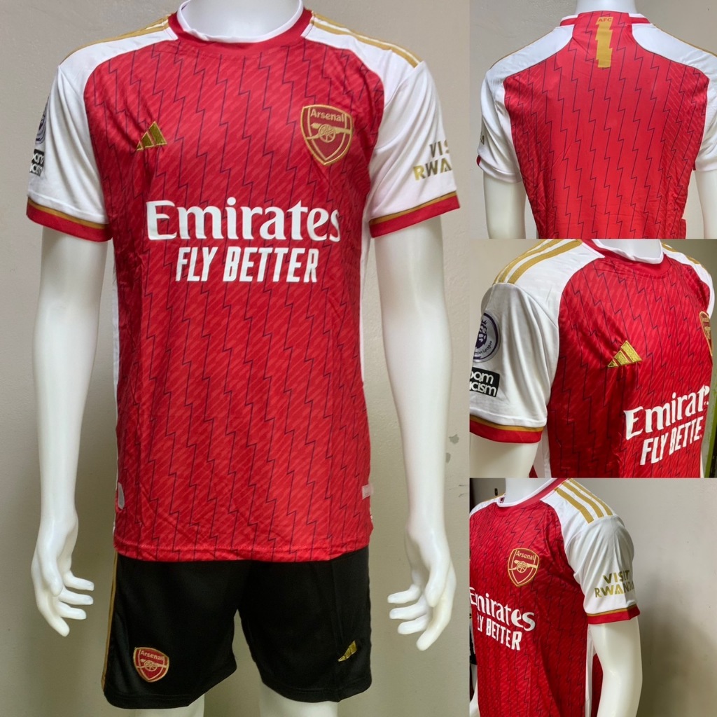 ชุดบอลชาย ทีมอาร์เซนอล Arsenal  ( 2023-2024(เสื้อ+กางเกง)สินค้าเกรดพรีเมี่ยมงานคุณภาพสินค้าเรามีรับประกันทุกชิ้น