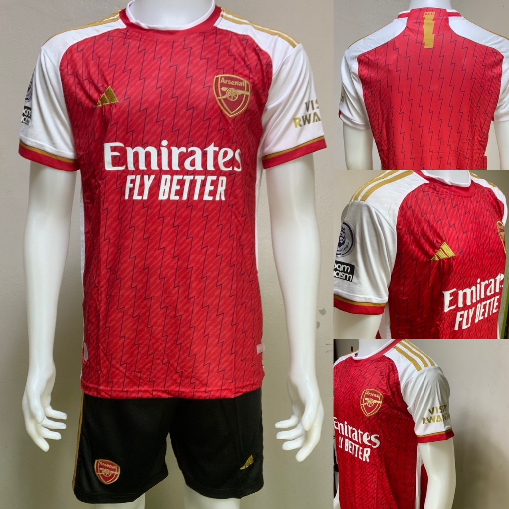 ชุดบอลชาย ทีมอาร์เซนอล Arsenal  ( 2023-2024(เสื้อ+กางเกง)สินค้าเกรดพรีเมี่ยมงานคุณภาพสินค้าเรามีรับป