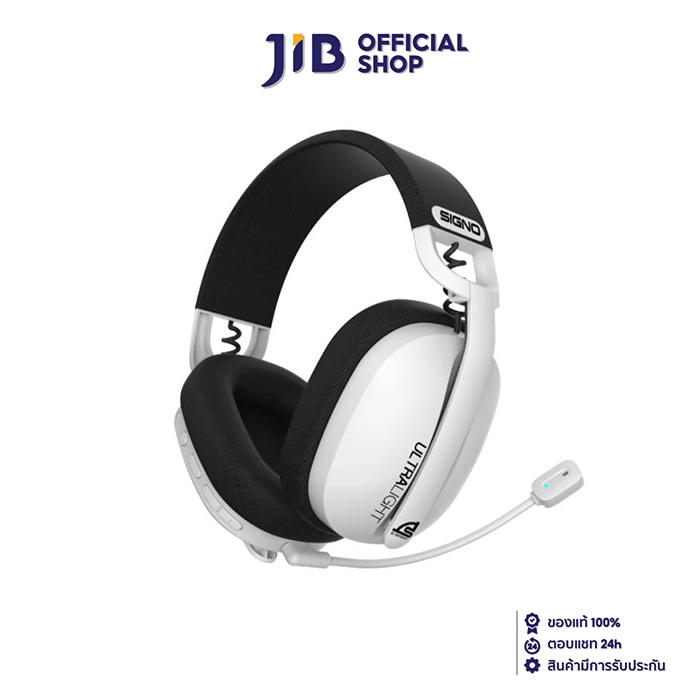 WIRELESS HEADSET (หูฟังไร้สาย) SIGNO MARLOS WP-601W (WHITE)