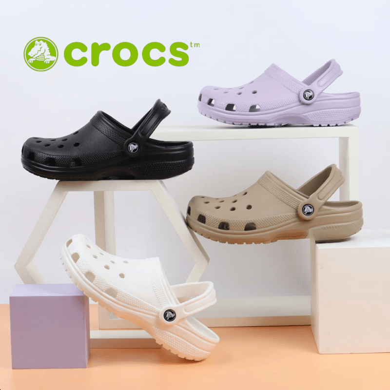 crocs ถ้ำอย่างเป็นทางการรองเท้าผู้ชายผู้หญิงกลางแจ้ง Bao Head รองเท้าแตะแบน