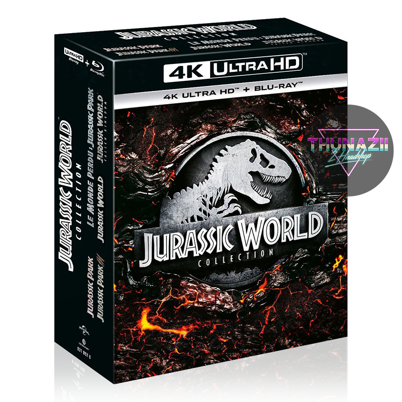 จูราสสิค เวิลด์ ภาค 1-5  / Jurassic World: 5 Movie Collection 4K Blu-ray [แผ่นแท้ 4K + บลูเรย์]