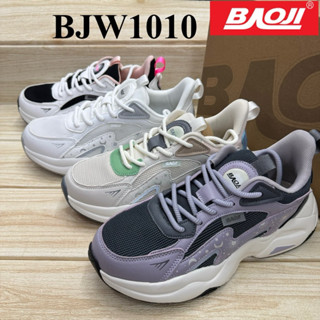 Baoji BJW 1010 รองเท้าผ้าใบ size 37-41 สีดำ/ขาว/ครีม/เทา สล