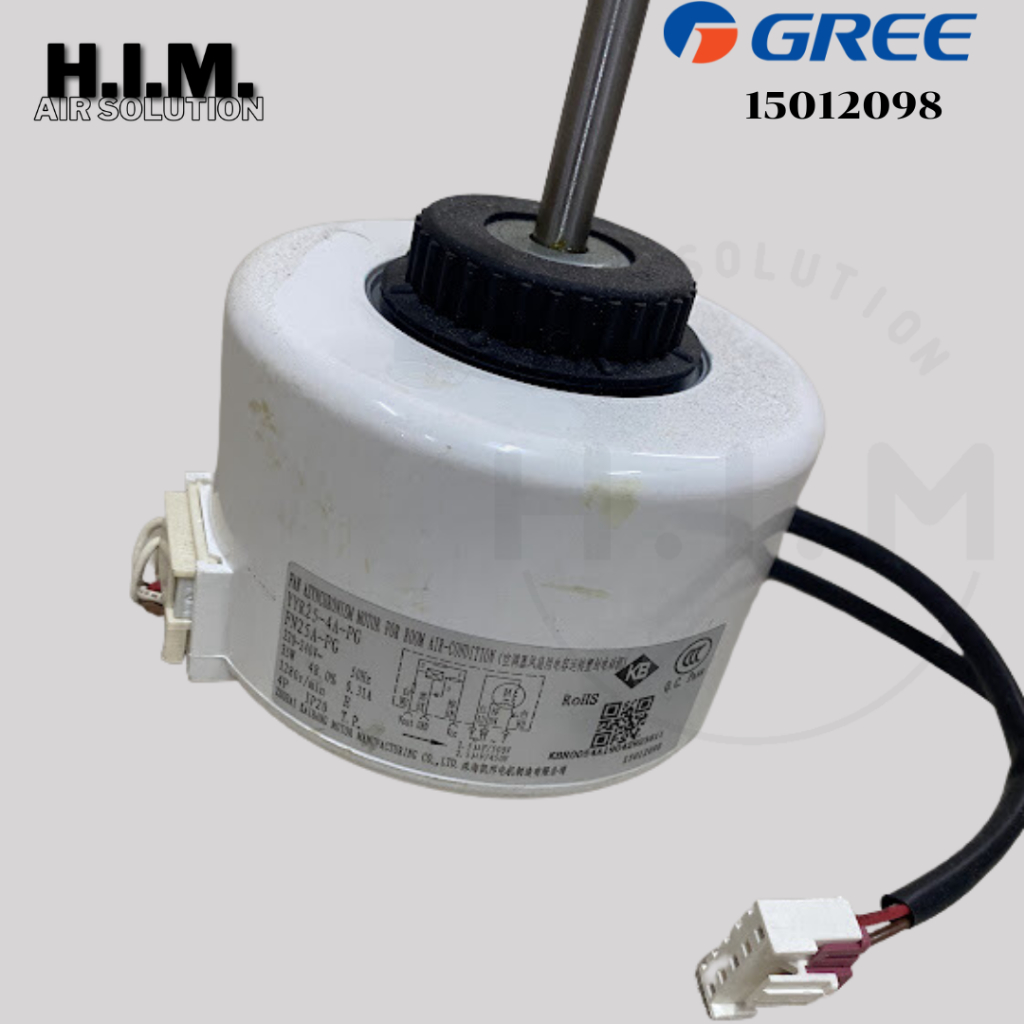 15012098 มอเตอร์แอร์ GREE มอเตอร์แฟนคอยล์แอร์กรี รุ่น GWC18MCI (FN25A-PG 35W.) อะไหล่แอร์ ของแท้เบิก