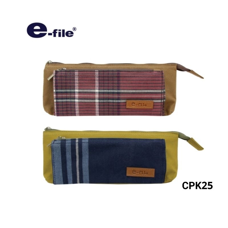 E-File กระเป๋าผ้าคอตตอน COTTON CPK25 มีช่องแยกจัดเก็บของได้อย่างเป็นระเบียบ