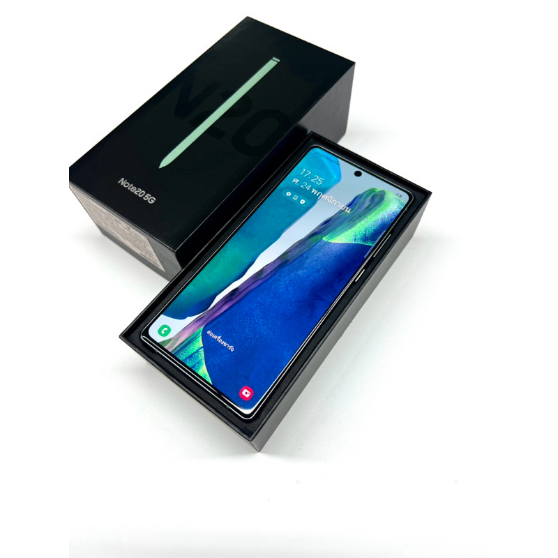 [ส่งไวทันใจ]Samsung Note 20 5G สีเขียว 8/256GB (อิมี่: 0747) ( โทรศัพท์มือสอง ศูนย์ไทยแท้ )