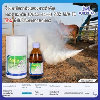 น้ำพ่นควันกำจัดยุง น้ำยาพ่นยุง ยี่ห้อเว็ตติ้ง