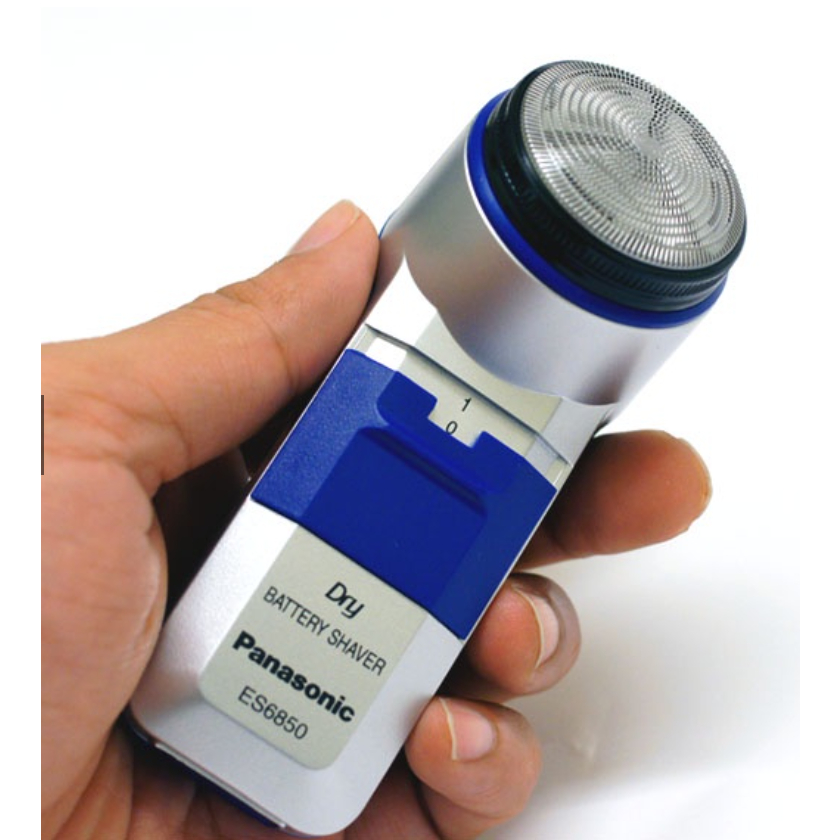 PANASONIC พานาโซนิค เครื่องโกนหนวดไฟฟ้า รุ่น ES6850 SP ที่โกนหนวด แบบแห้ง ใช้ถ่านขนาด AA 2ก้อน ES-68