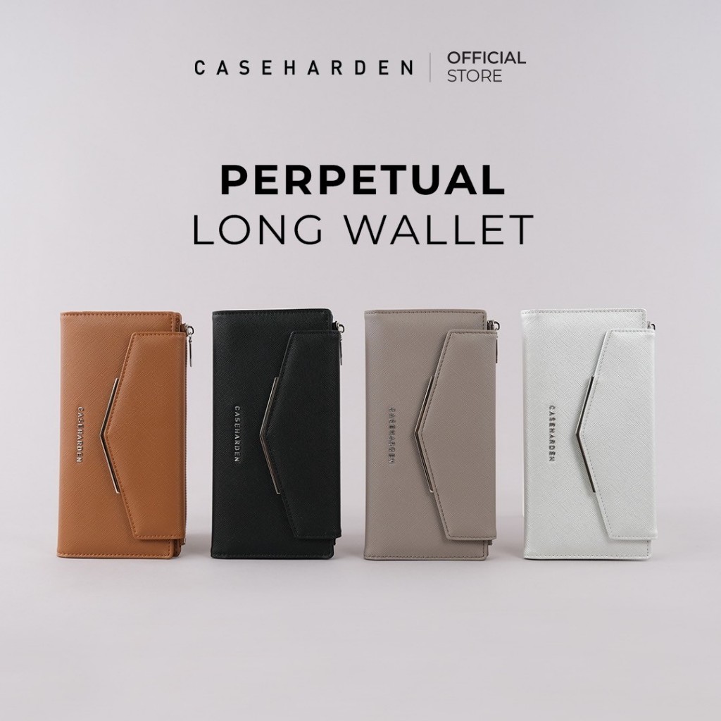 (ใช้โค้ด:25DD12ลด172.-)Caseharden Perpetual Long Wallet กระเป๋าสตางค์ใบยาว กระเป๋าใบยาวแบบพับ [PerLong]