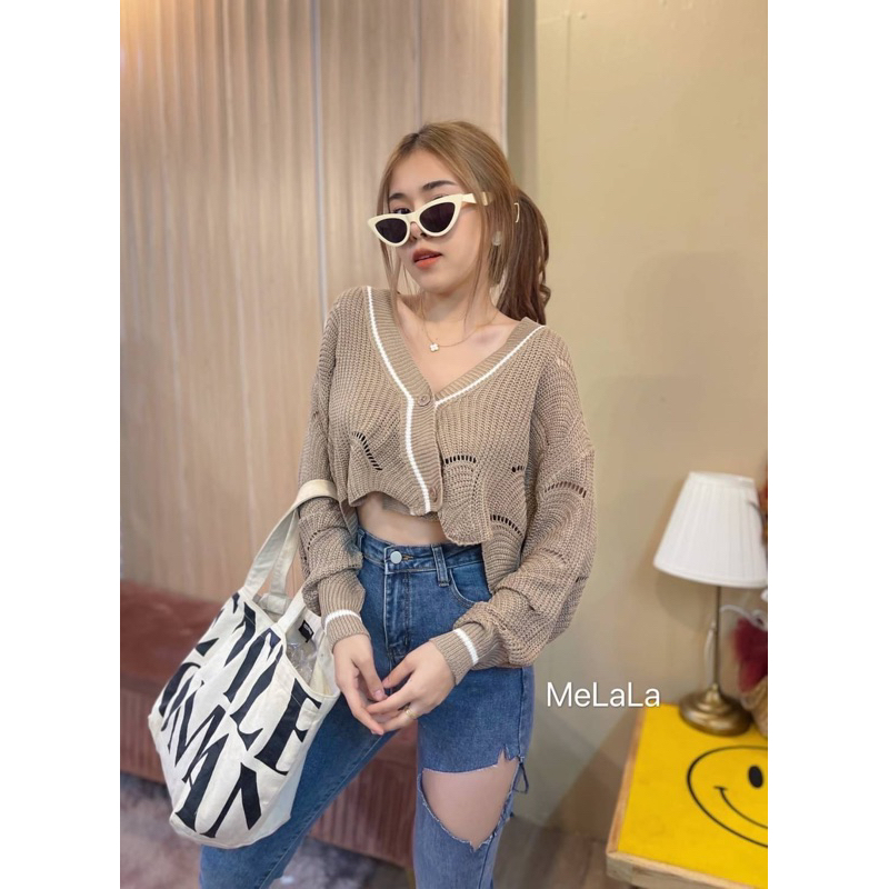 New ☃️ เสื้อไหมพรมแขนยาว (ป้าย Me lala) ใส่แมท์ชง่าย ❄️