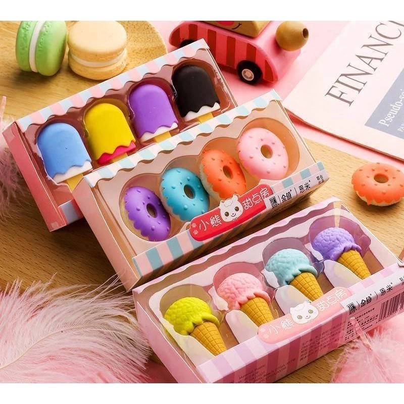 พร้อมส่ง ยางลบแฟนซี ยางลบไอศรีม