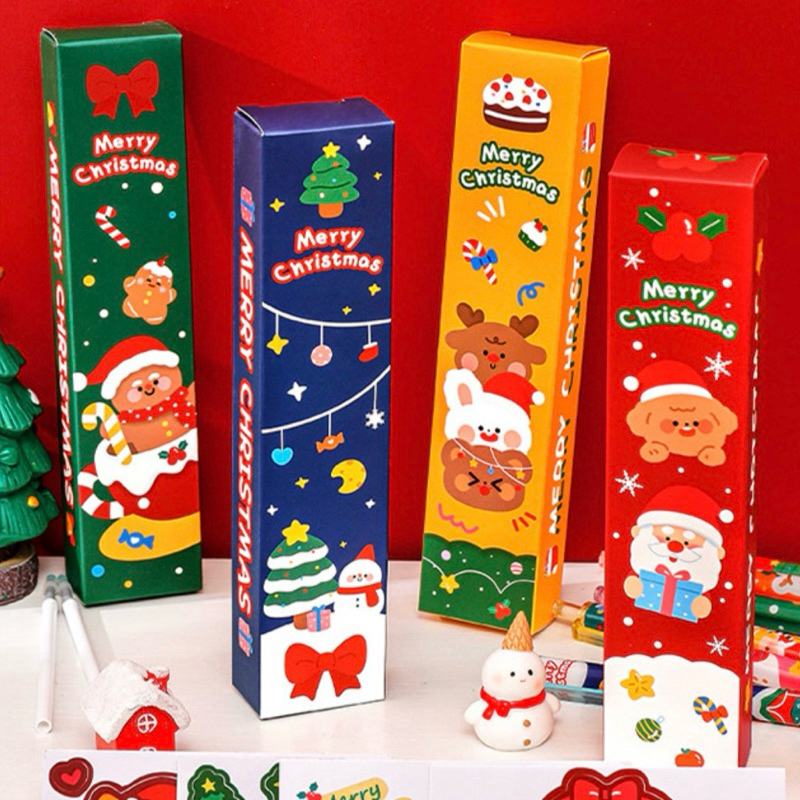 ปากกาคริสต์มาส Christmas ของขวัญปีใหม่ พร้อมสติกเกอร์