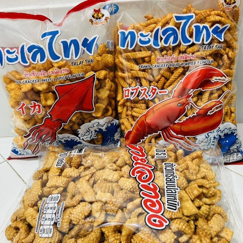 ข้าวเกรียบทะเลไทย ทะเลทอง ขนาดใหญ่สุดคุ้ม