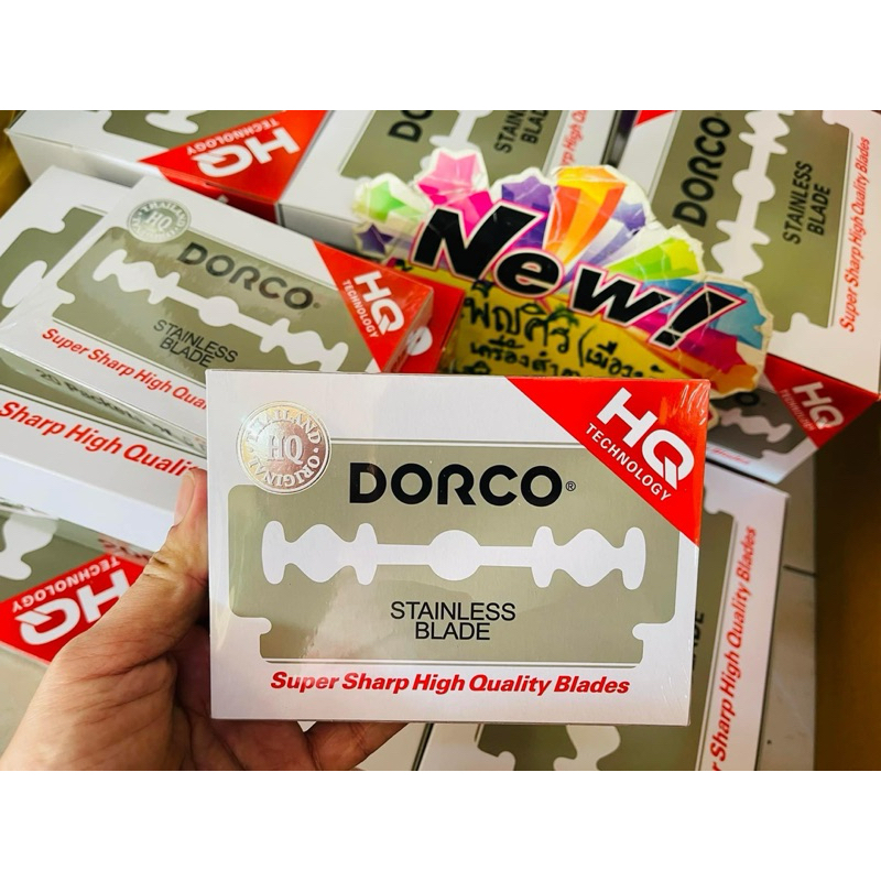 DORCO STAINLESS BLADE ดองโก้ ใบมีดโกน 2 คม แพ็ค 100 ใบ