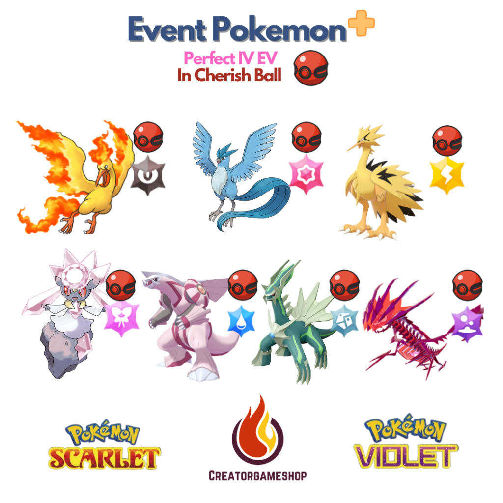 Pokemon Scarlet and Violet Event Shiny Pokemon 4