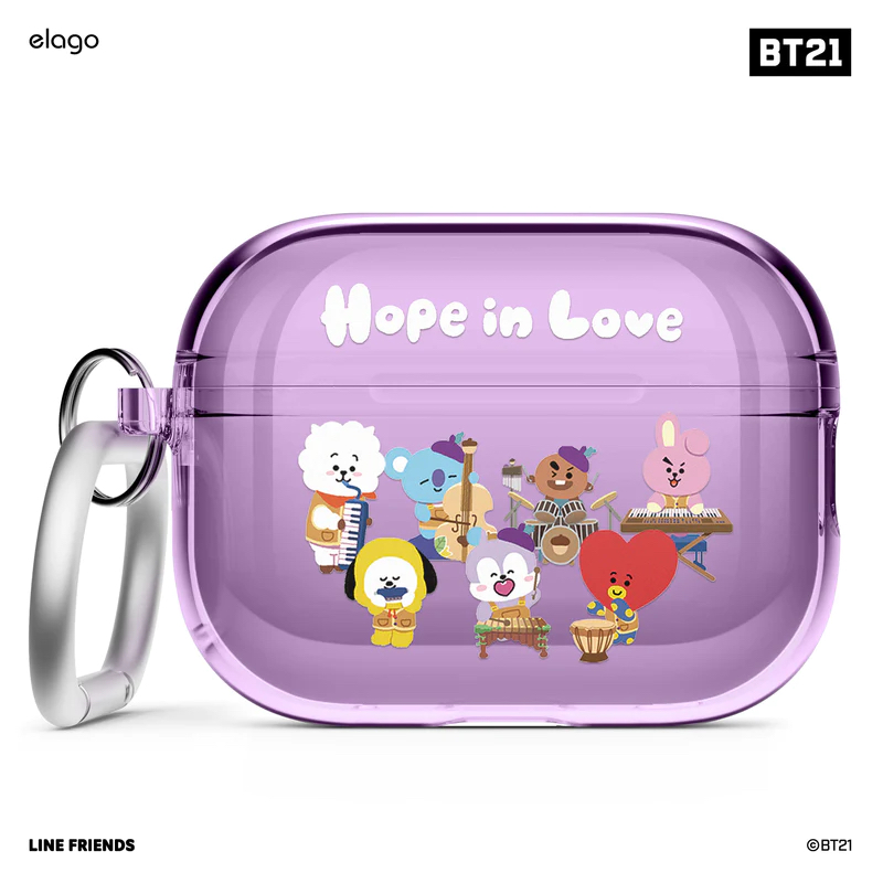 elago X BT21 for AirPods Pro2 Case ลิขสิทธิ์แท้จากตัวแทนจำหน่าย (สินค้าพร้อมส่ง)