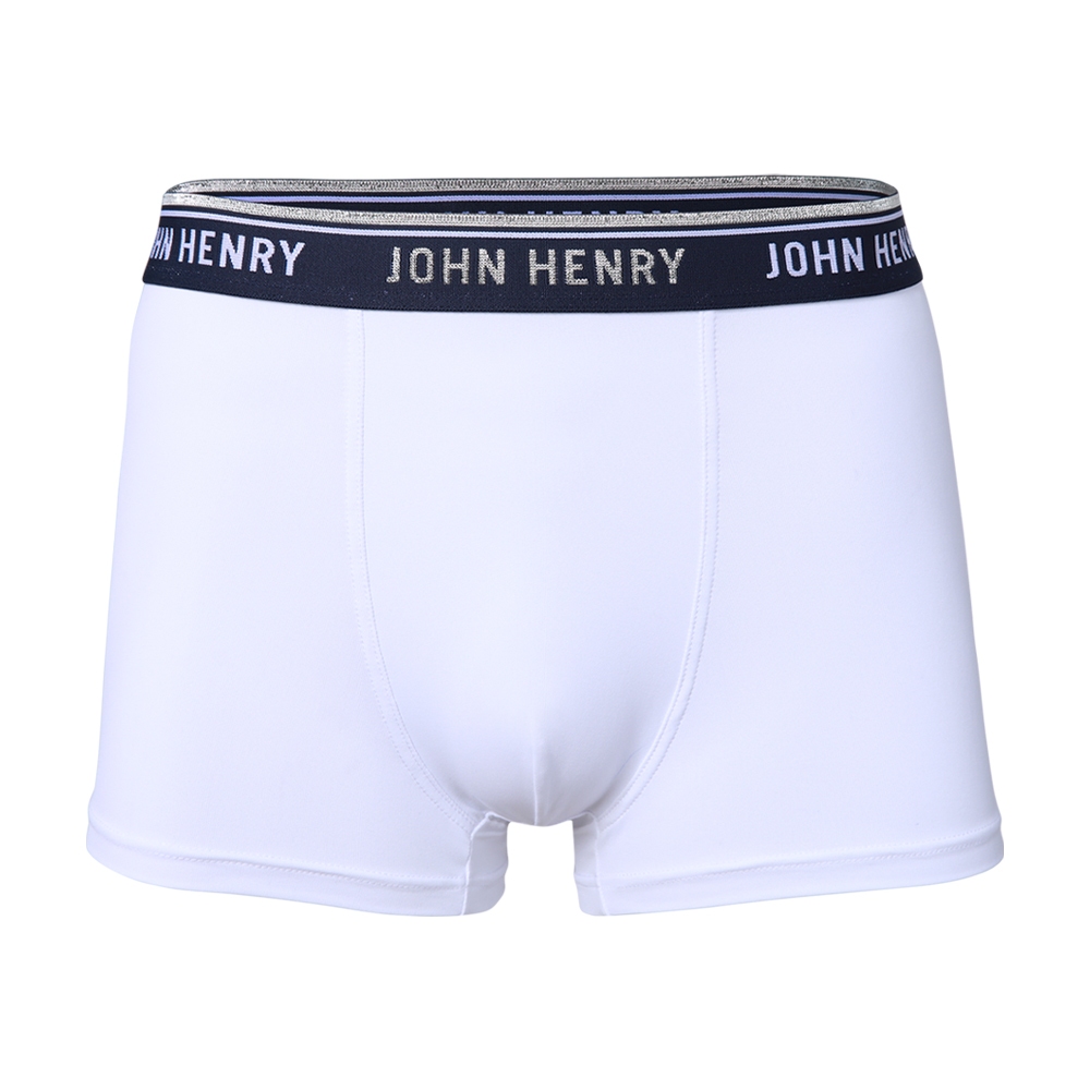 JOHN HENRY UNDERWEAR Silver &amp; Gold Series กางเกงชั้นในผู้ชาย ทรงบ๊อกเซอร์ บรี๊ฟ รุ่น JU JU3G002 สีขาว