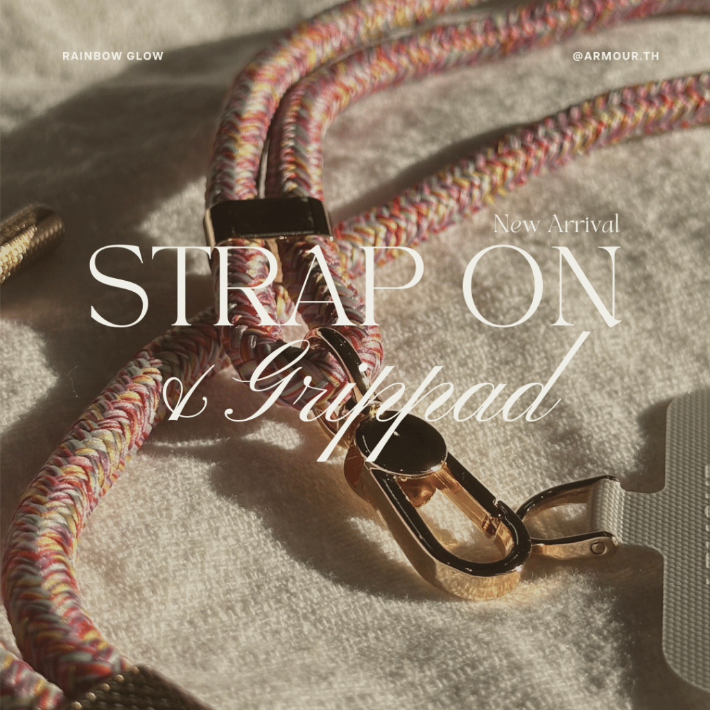 StrapOn : สายคล้องพร้อม GripPad ใช้งานร่วมกับเคสโทรศัพท์ (Screw)