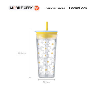 LocknLock แก้วใส แก้วพลาสติก แก้วน้ํา ทนทาน ดีไซน์ทันสมัย เหมาะทุกโอกาส รุ่น HAP520