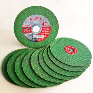 ใบตัด SUMO 4" SuperCut ใบตัดเหล็ก ซูโม่ sumo สีเขียว (1 ใบ)