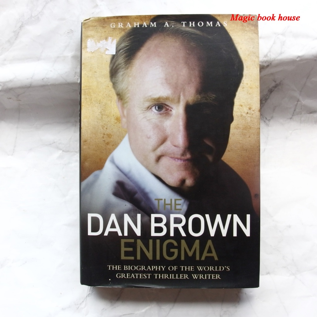 THE DAN BROWN ENIGMA : หนังสือ Story book ภาษาอังกฤษ (มือสอง) ปกแข็งมีหุ้มปก ขนาด เล่มใหญ่ หนาสภาพ ด