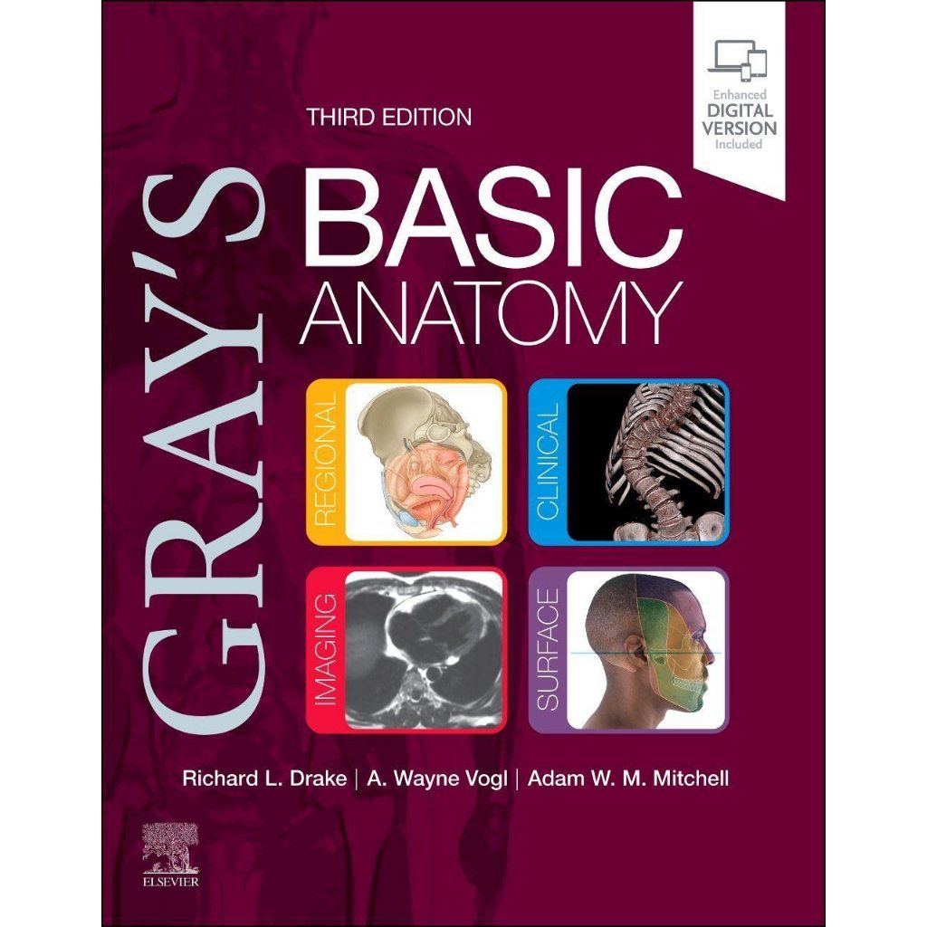 [หนังสือ] Gray's Basic Anatomy 3rd กายวิภาคศาสตร์ grey’s atlas of human medicine medical english boo