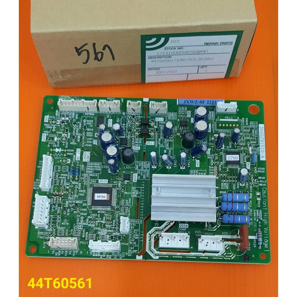 44T60561 CONTROL BOARD (สีเขียว) เมนบอร์ดตู้เย็น Toshiba
