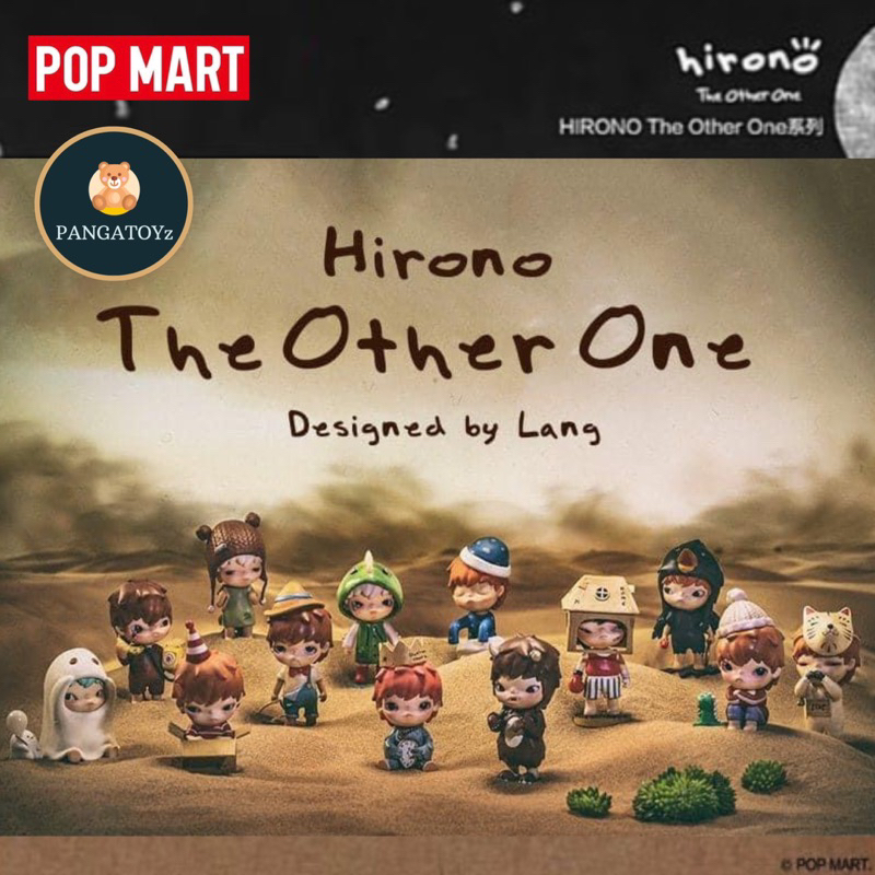 🧸 [พร้อมส่ง.. เลือกตัวได้] กล่องสุ่ม POPMART • HIRONO V1 The Other One  Series 🤎🤍🤎