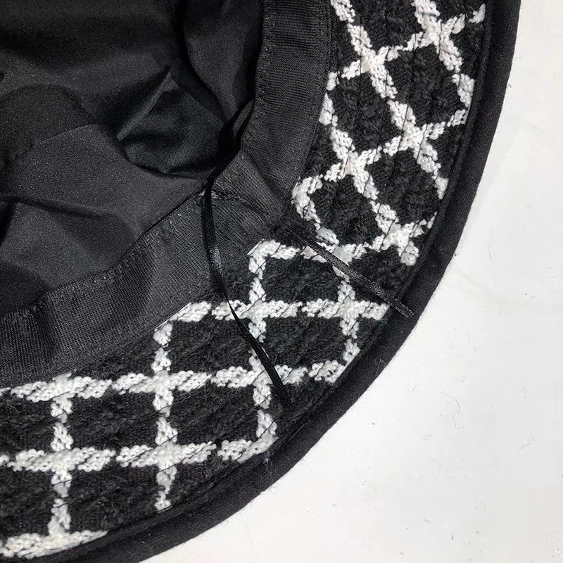 28 หมวกถักบักเก็ตแฟชั่นสไตล์เกาหลี ผ้าทวีตลายสก๊อต พกพาสะดวก สามารถปรับขนาดหมวกได้ สินค้าพร้อมส่ง - รูปที่ 6