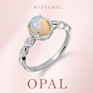 Mizuchol แหวนพลอย Opal TIARA OF HOPE RING
