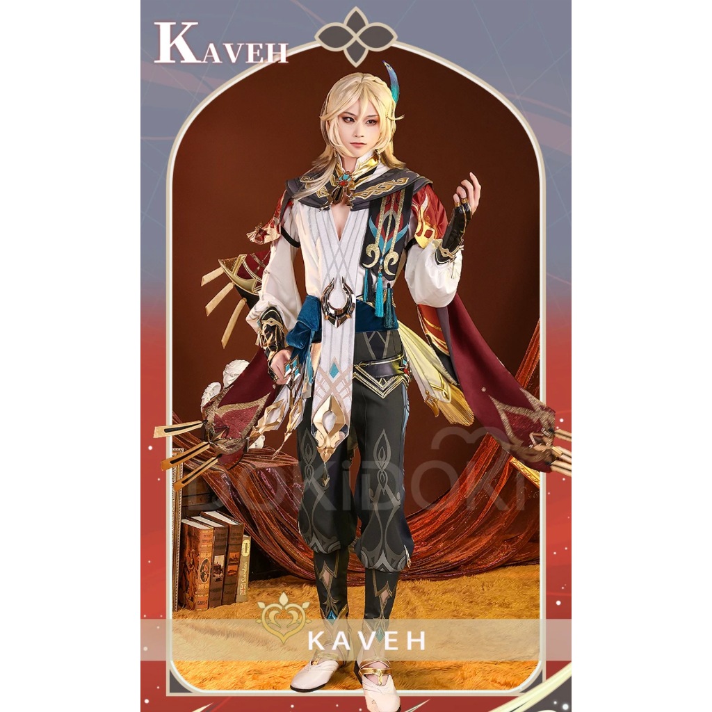 1/3 Delusion Kaveh Cosplay Game Genshin Impact Kaveh Cossplay Costume Halloween Genshin Plus Simeru