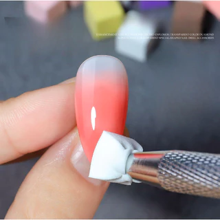 ฟองน้ำไล่สีเจล ออมเบร ฟองน้ําไล่สีเล็บ ฟองน้ำลูกเต๋า