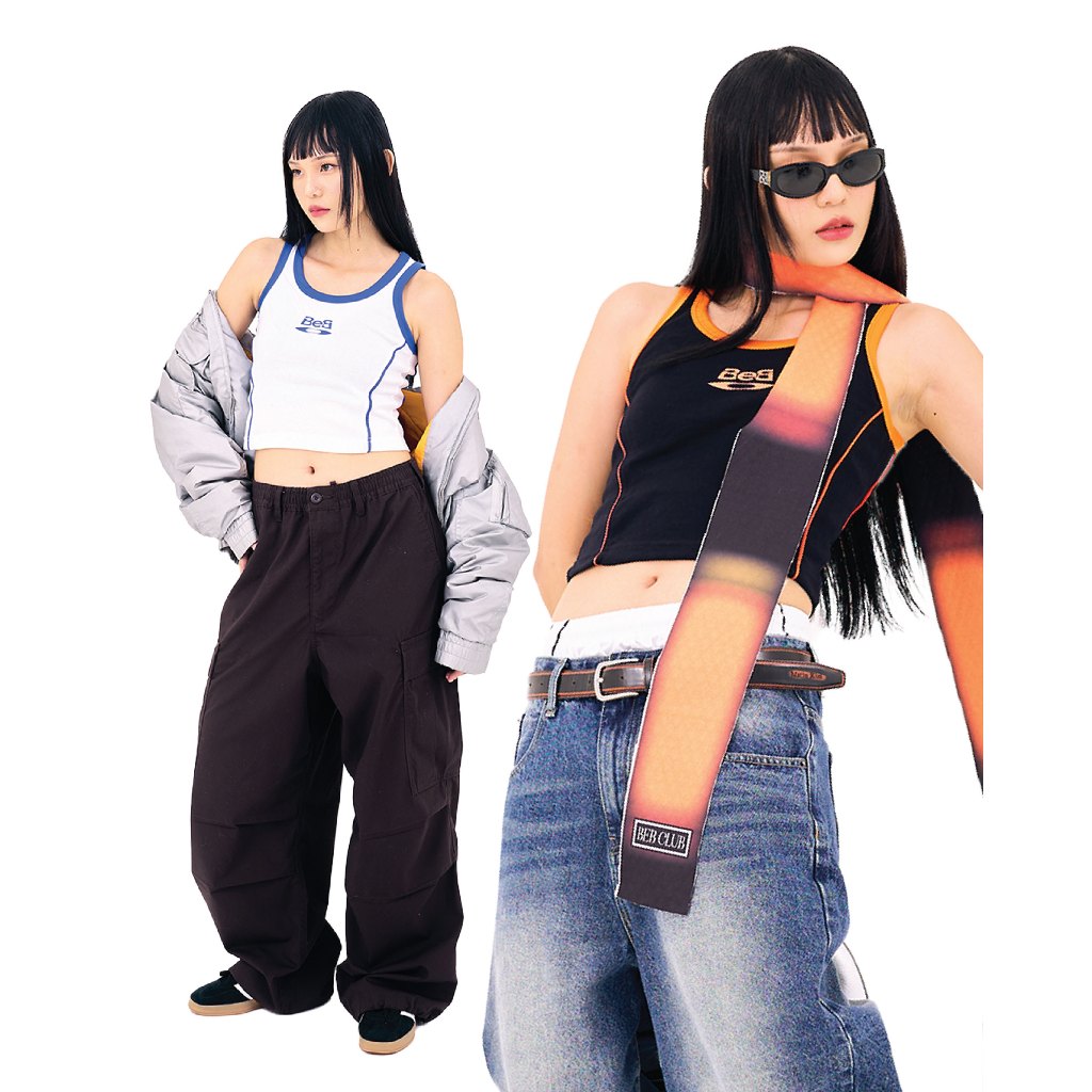 BEB CLUB DISC LOGO TANK TOP เสื้อกล้าม