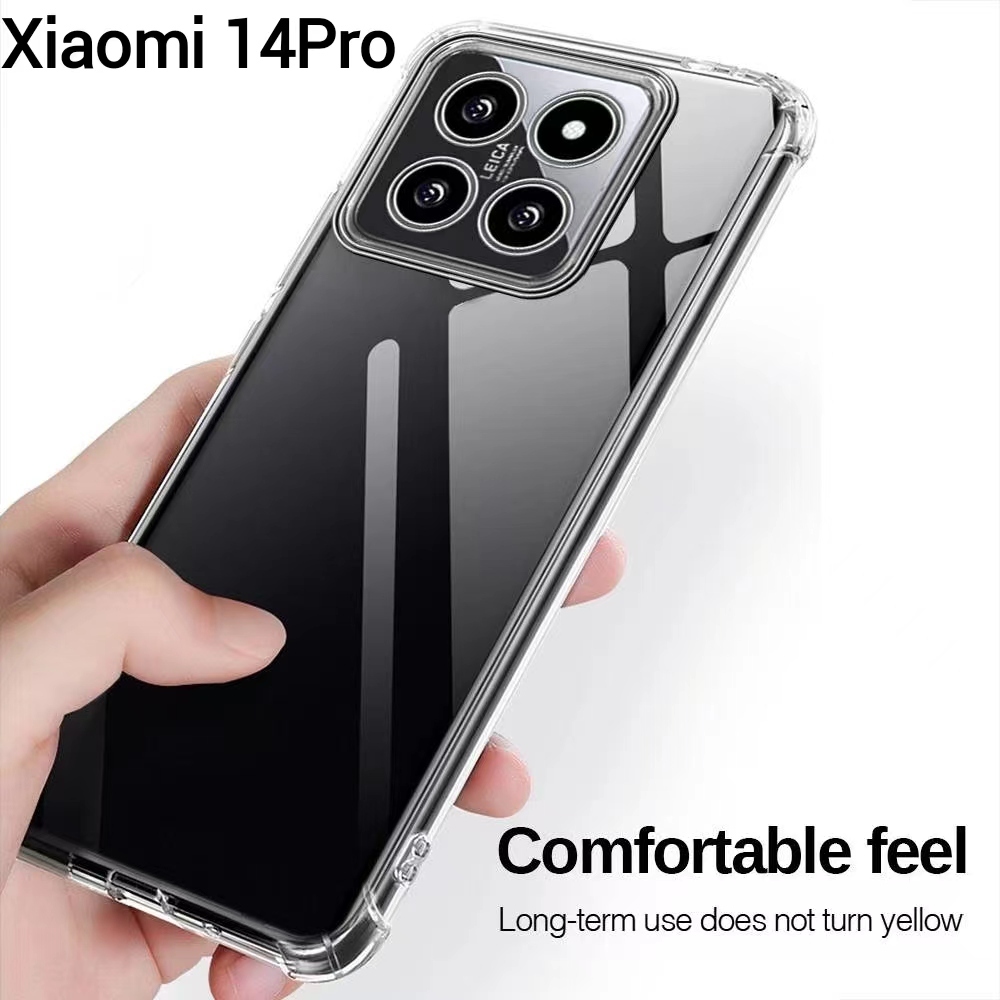 Xiaomi Civi 4 Pro 5G/Xiaomi 14 Civiตรงรุ่น(ส่งในไทย)เคสTPUใสกันกระแทกแบบคลุมกล้องXiaomi 14/Xiaomi 14
