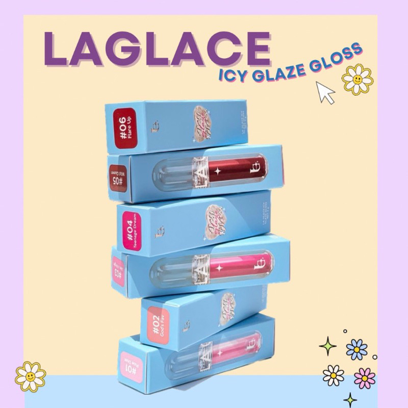 พร้อมส่ง• LA GLACE • Icy Glaze Gloss ลิปกลอสลากลาส ขนาด 2 g.