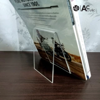 ที่วางสินค้าอะคริลิค ที่ตั้งหนังสือ แท่นวางโทรศัพท์ ใส หนา 3 มิล (MS3)