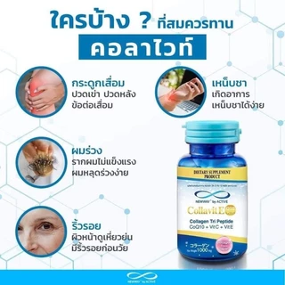 Newway นิวเวย์ คอลล่าวิทอี 1 แถม 1 คอลลาเจนจากญี่ปุ่น คอลลาเจนฟื้นฟูผิวขาวกระจ่างใส ลดริ้วรอย