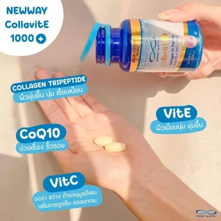 Newway นิวเวย์ คอลล่าวิทอี 1 แถม 1 คอลลาเจนจากญี่ปุ่น คอลลาเจนฟื้นฟูผิวขาวกระจ่างใส ลดริ้วรอย