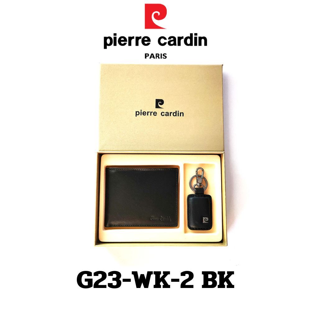 Pierre Cardin Gift set กิ๊ฟเซ็ทกระเป๋าธนบัตร+พวงกุญแจ รุ่น G23-WK-2
