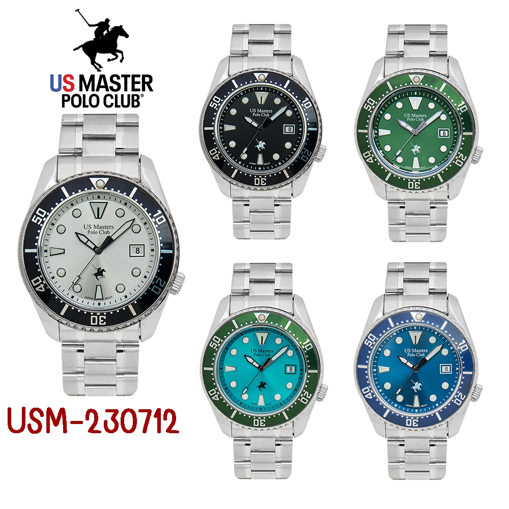 US Master Polo Club นาฬิกาข้อมือผู้ชาย สายสแตนเลส รุ่น USM-230712