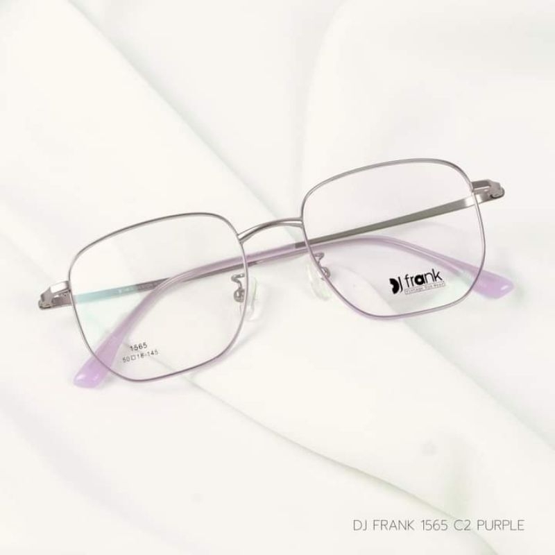 แว่นตา DJ FRANK รุ่นสีม่วงพาสเทล สาวหวานน่ารักๆ